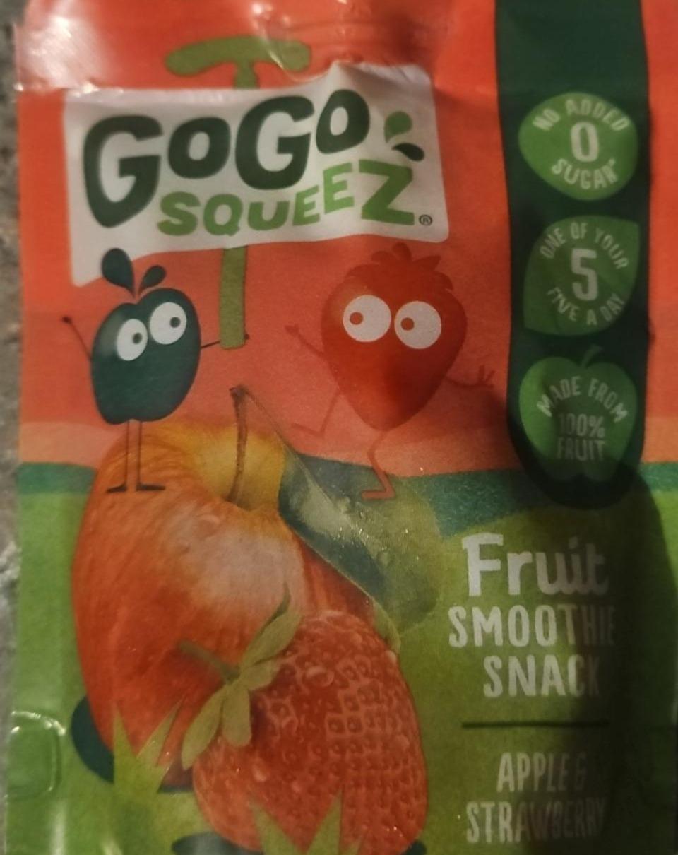 Fotografie - fruit snack gogo squeez apple strawberry