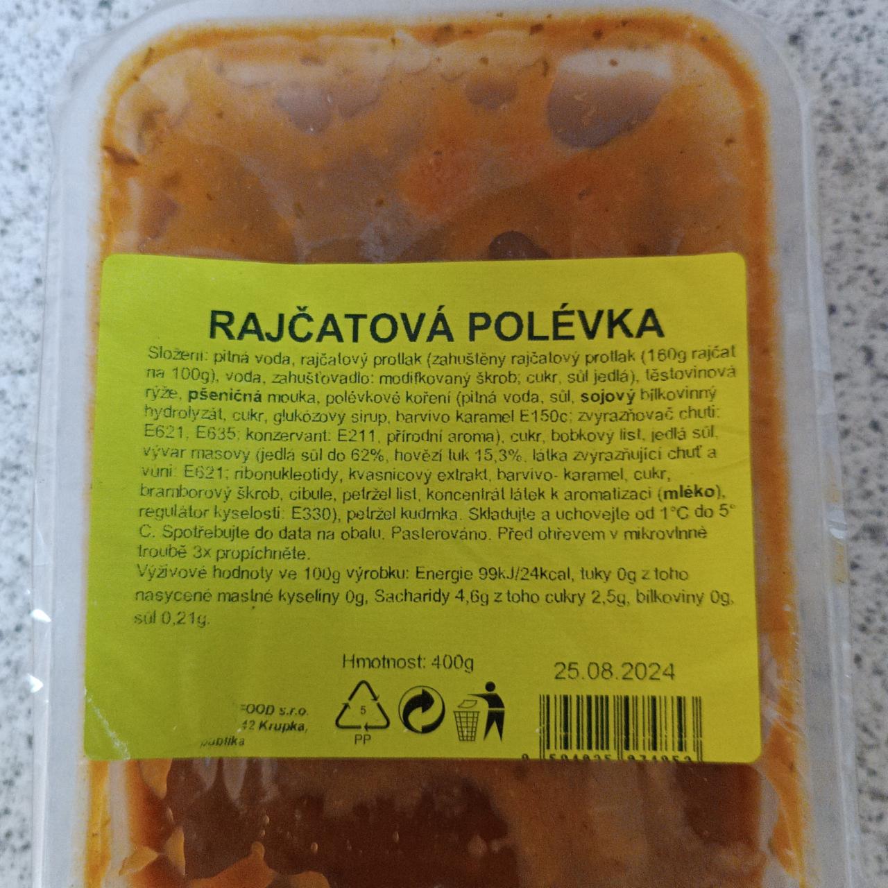 Fotografie - Rajčatová polévka KM-produkt