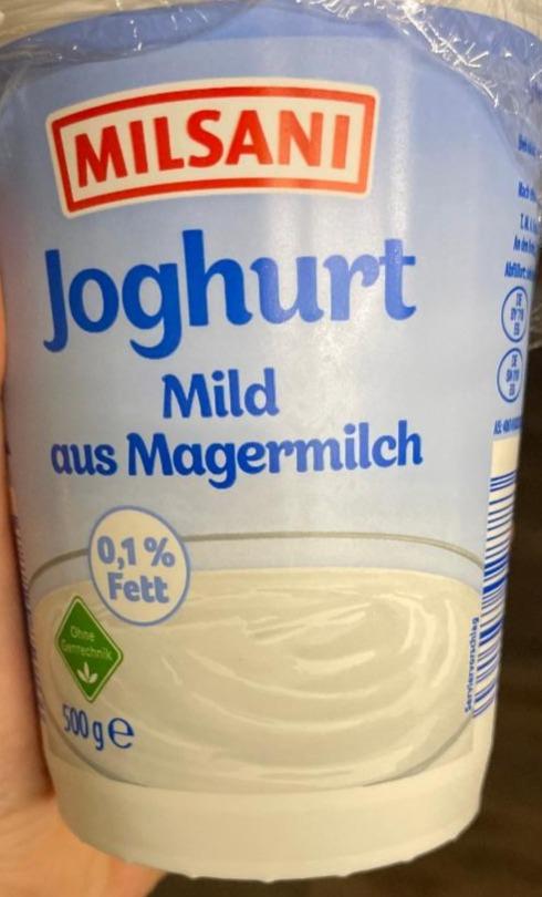 Fotografie - Joghurt Mild aus Magermilch 0,1% Fett Milsani