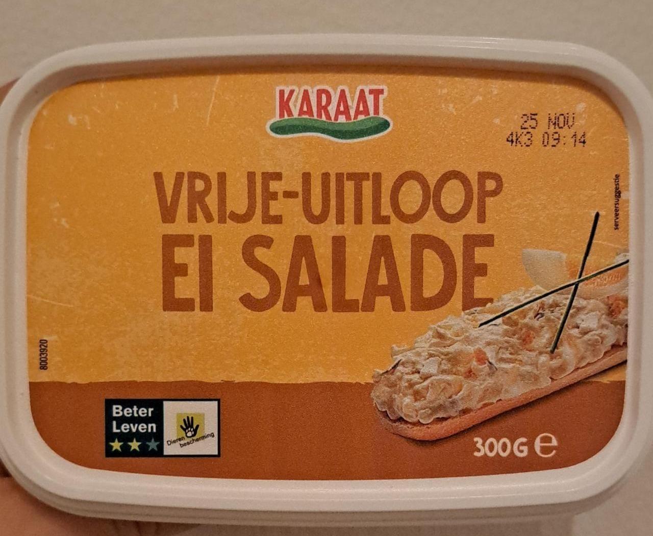 Fotografie - Vrije-uitloop ei salade Karaat