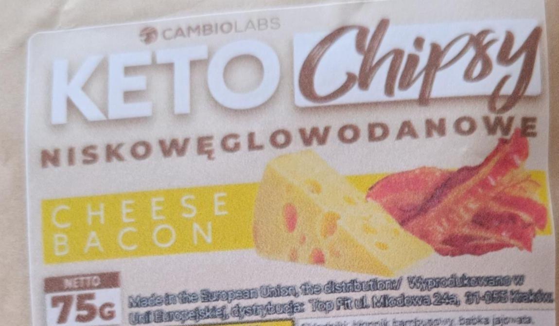 Fotografie - Keto chipsy cheese bacon CambioLabs