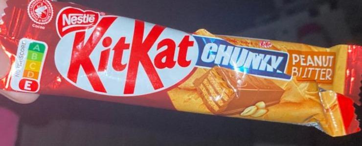 Fotografie - Kitkat chunky peanut butter Nestlé