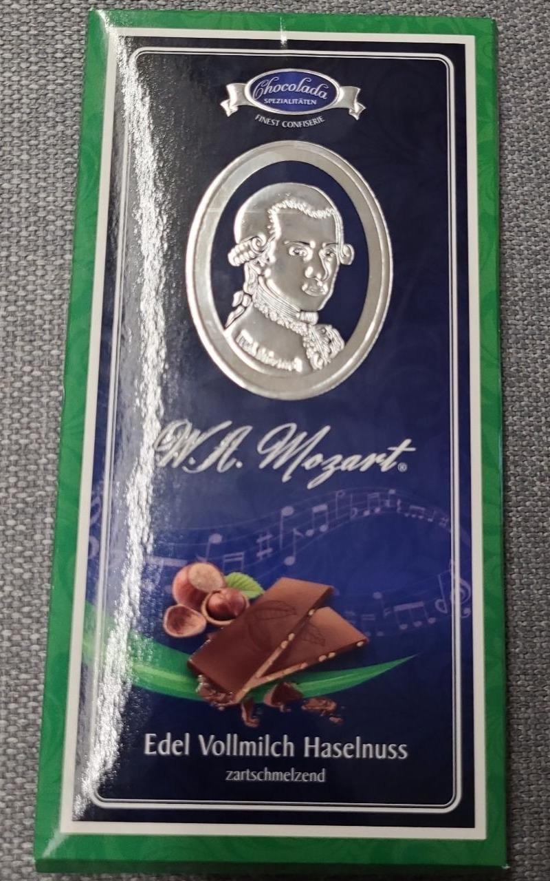 Fotografie - W.A.Mozart edel vollmilch haselnuss Chocolada spezialitäten