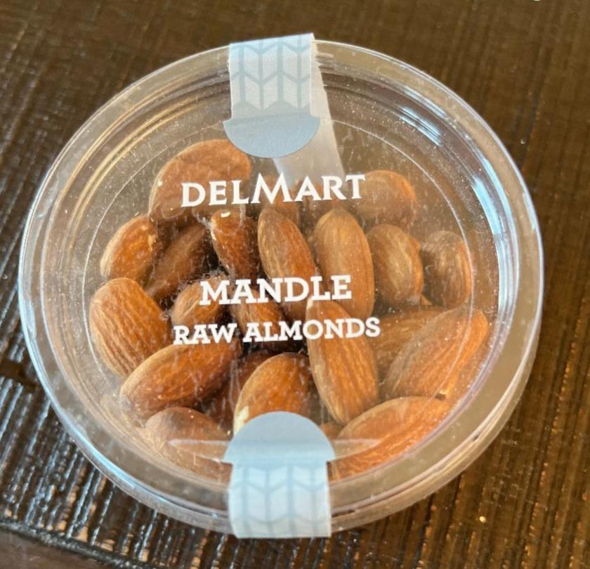 Fotografie - Mandle raw almonds Delmart