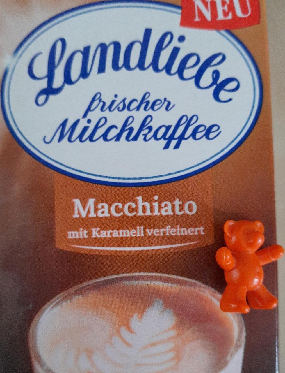 Fotografie - Frischer milchkaffee macchiato Landliebe