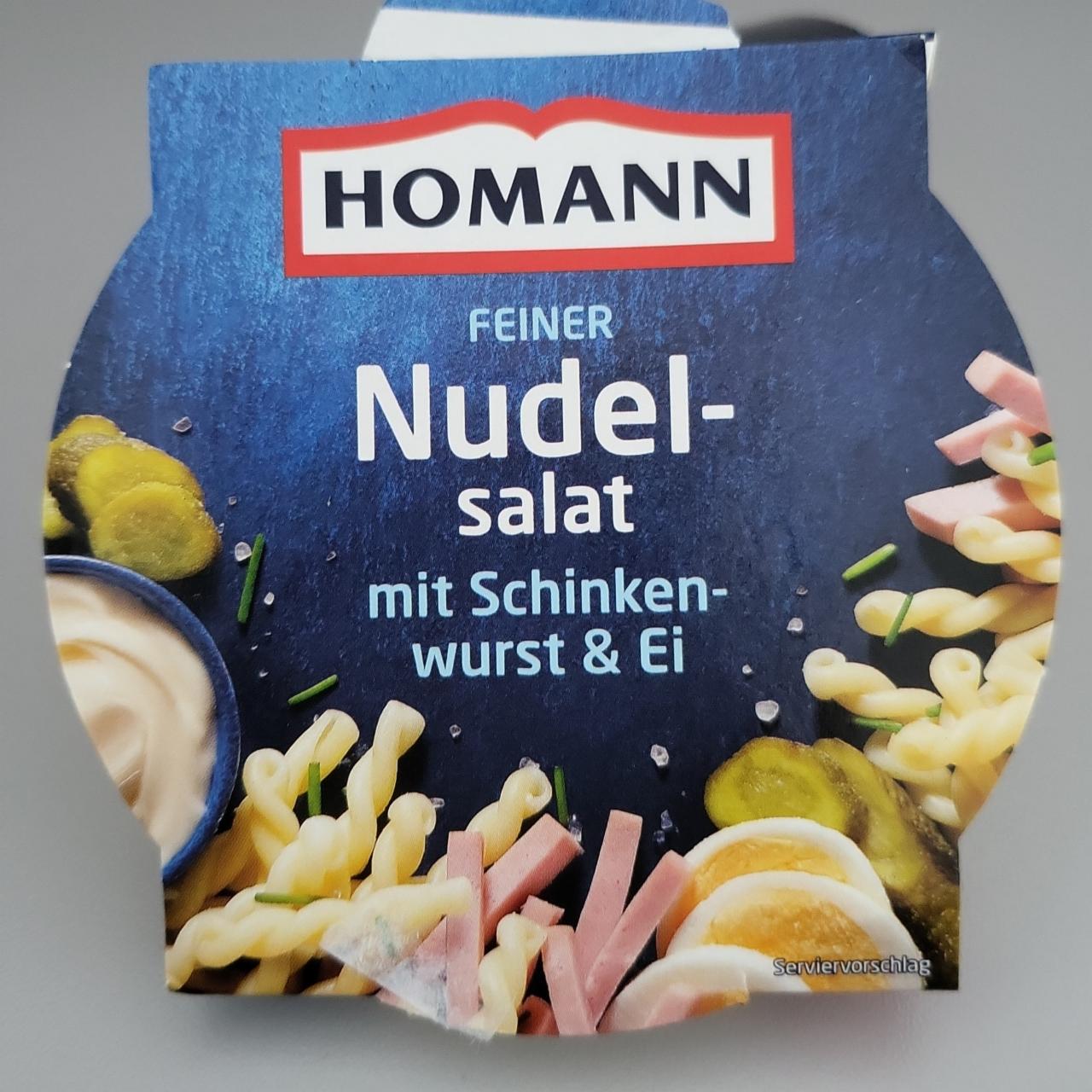 Fotografie - Feiner nudelsalat mit schinkenwurst & ei Homann