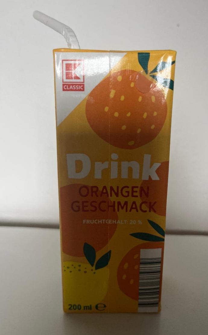 Fotografie - Drink orangen geschmack K-Classic