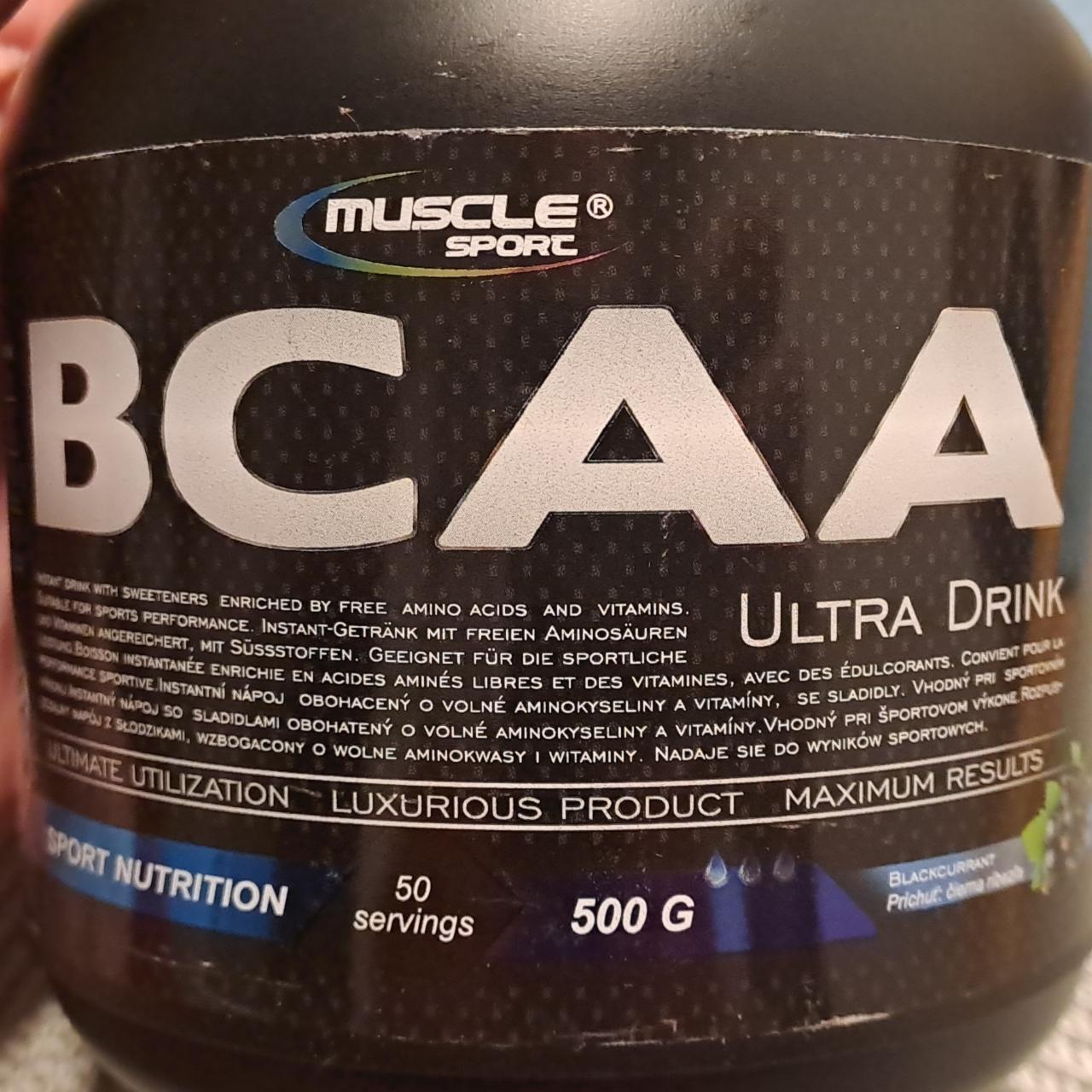 Fotografie - BCAA ultra drink příchuť černý rybíz Muscle sport