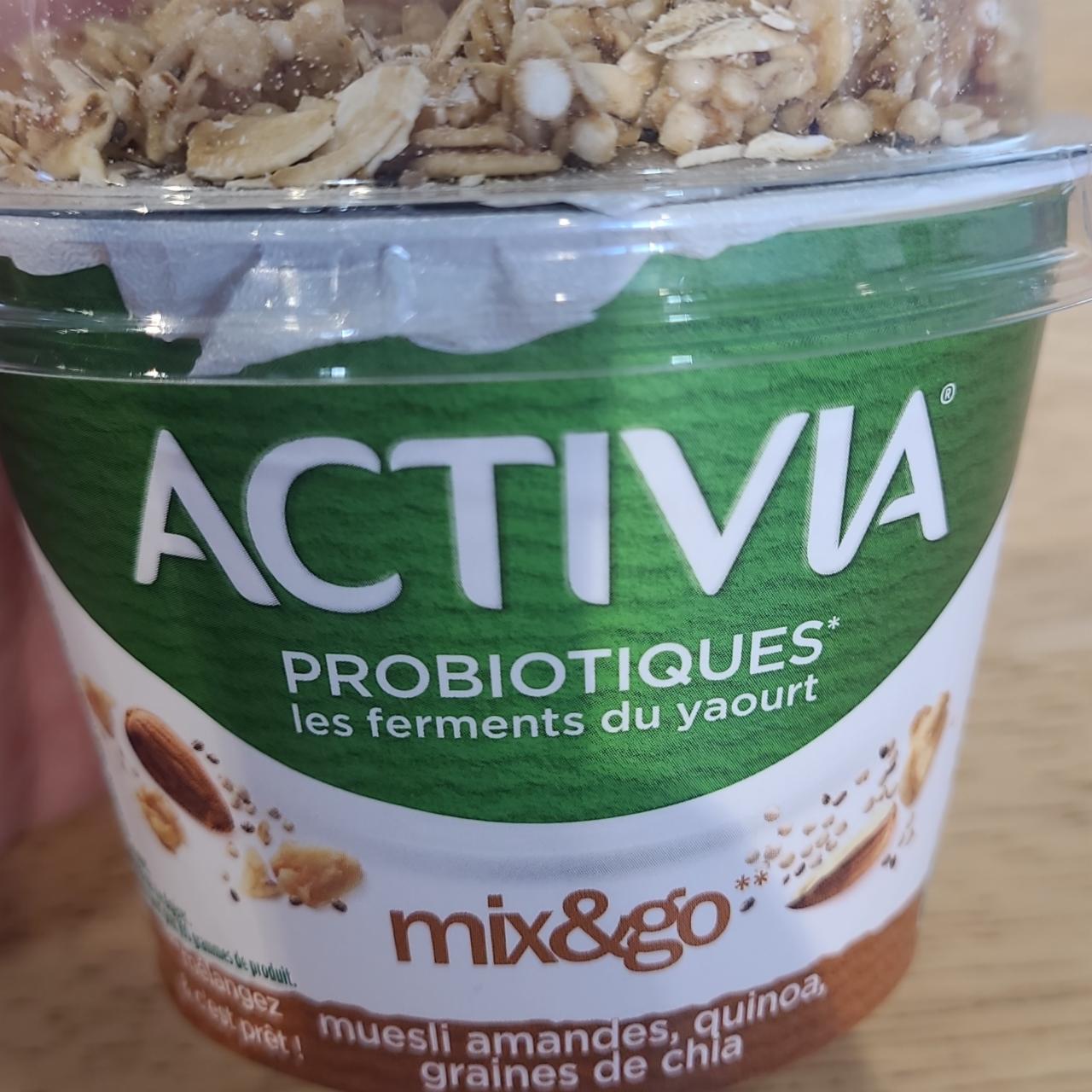 Fotografie - Mix&go muesli amandes, quinoa, graines de chia Activia