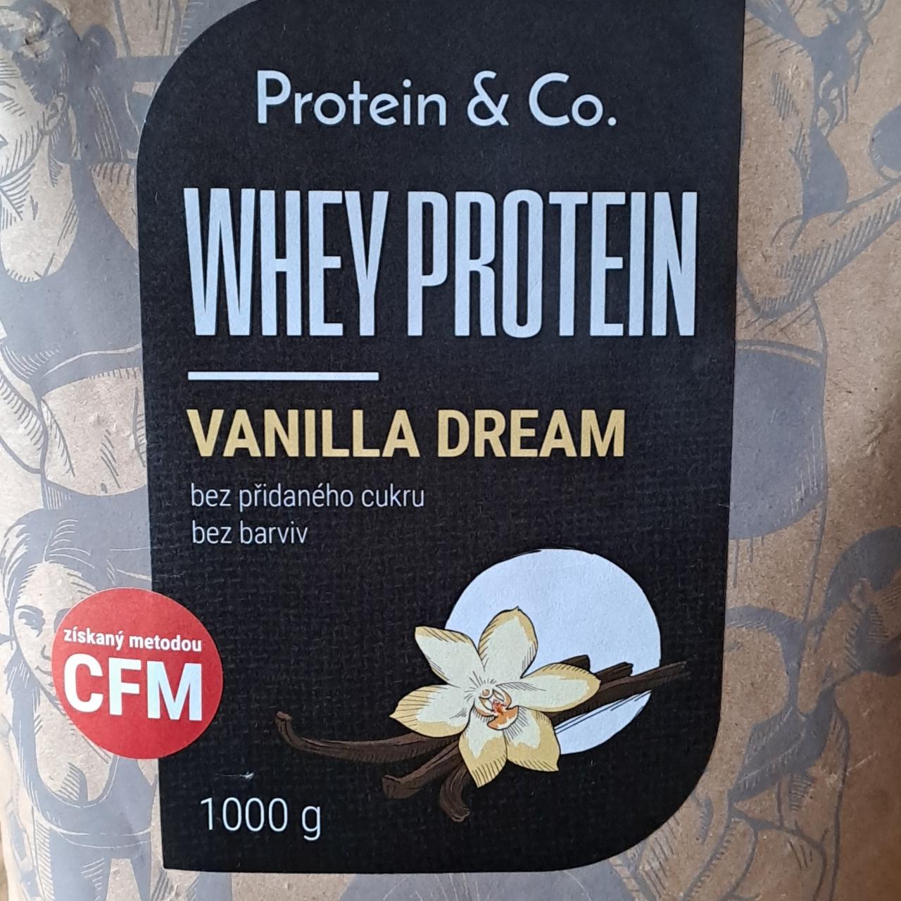 Fotografie - Whey protein vanilla dream Protein & Co.