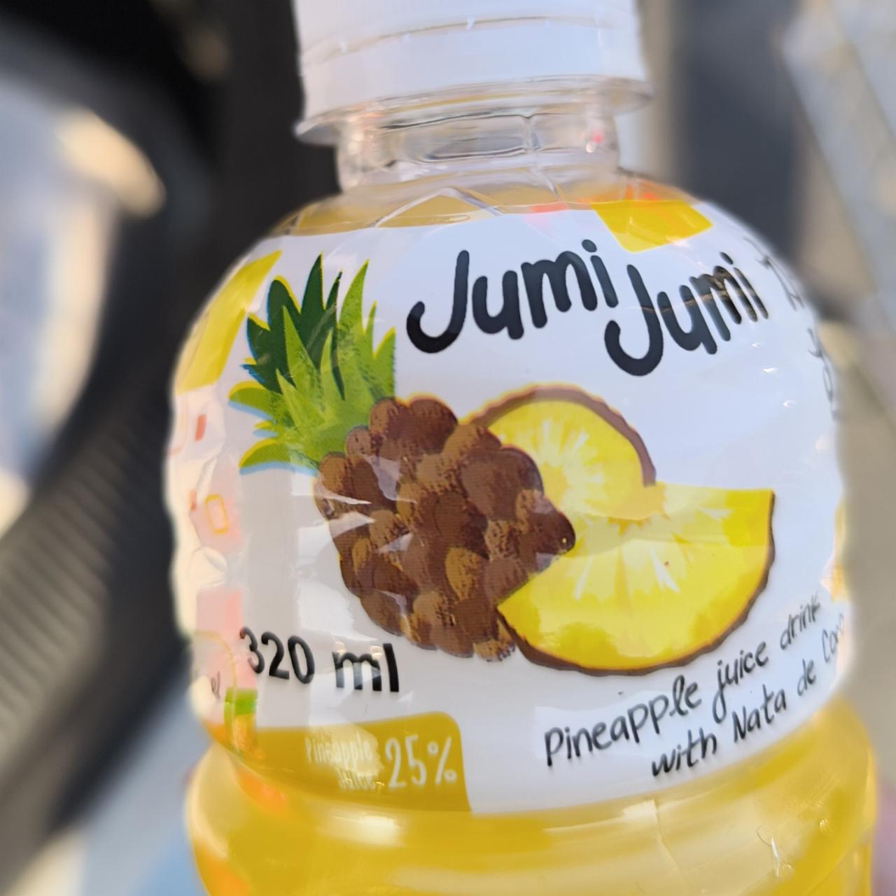 Fotografie - Pineapple juice drinkwith nata de coco Jumi Jumi