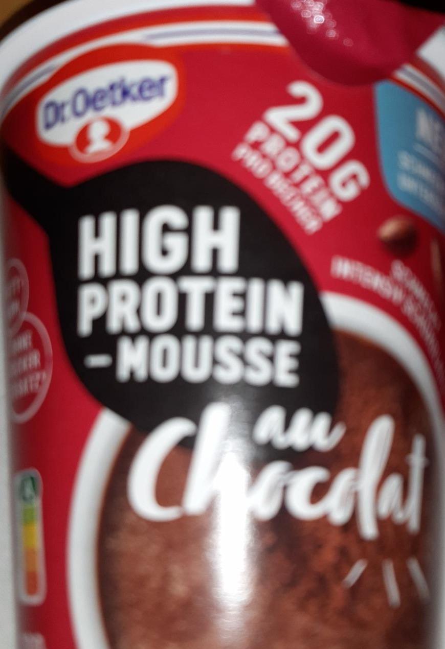 Fotografie - High protein mousse au chocolat Dr.Oetker