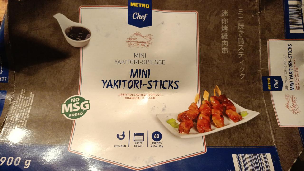 Fotografie - mini yakitori-sticks Metro Chef