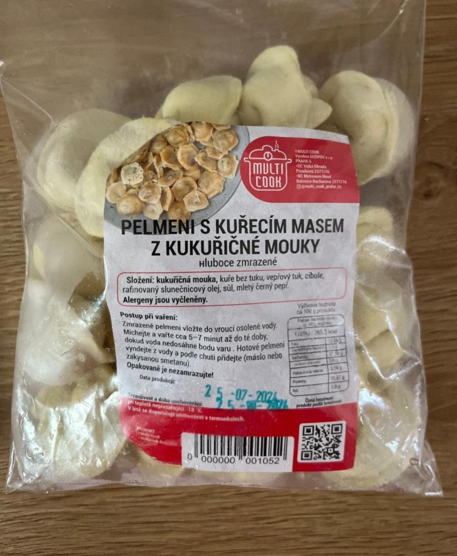 Fotografie - Pelmeni s kuřecím masem z kukuřičné mouky Multicook