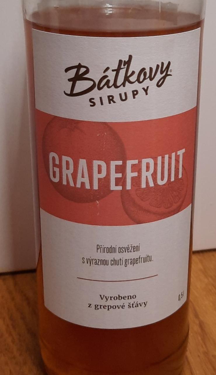 Fotografie - Grapefruit Báťkovy sirupy