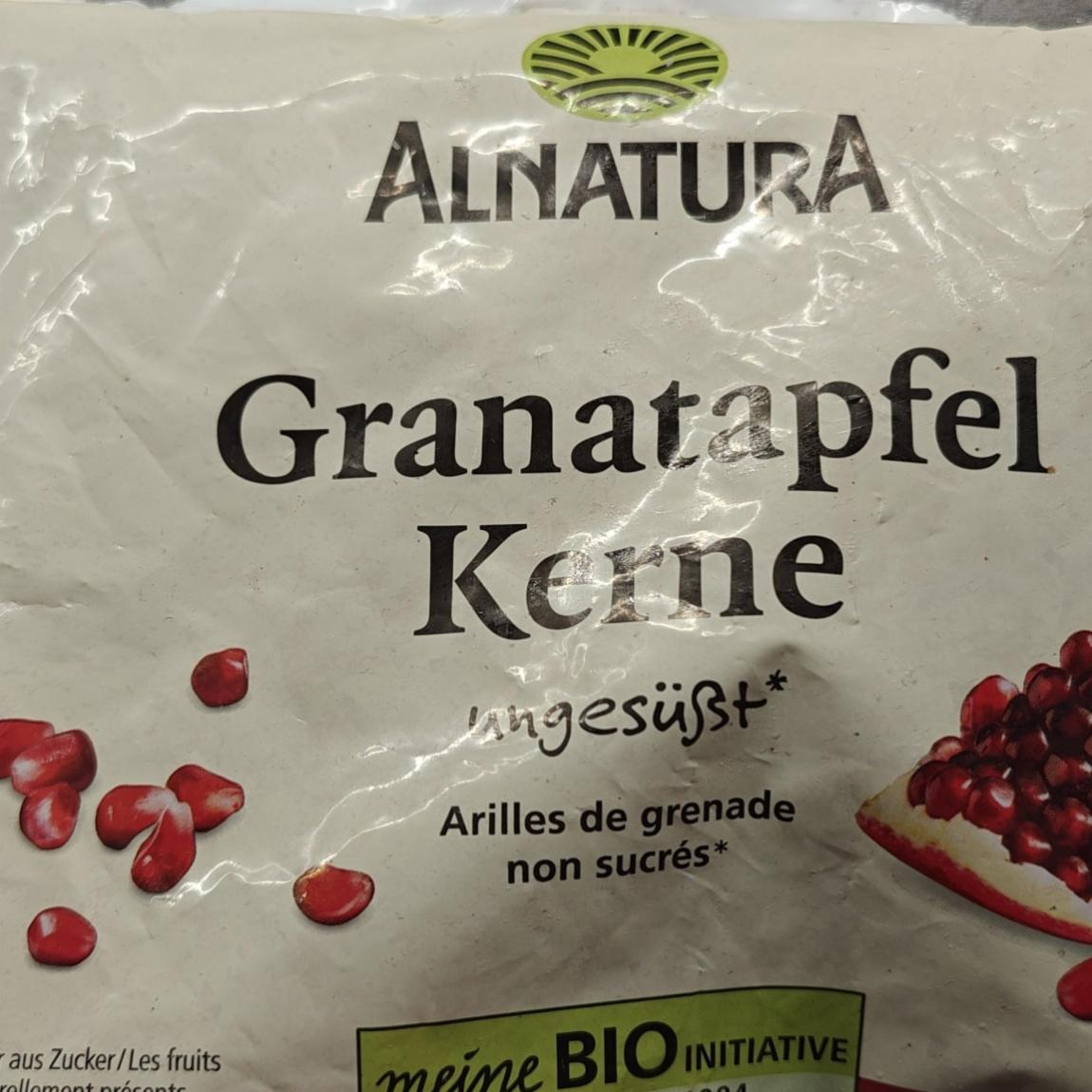 Fotografie - Granatapfel kerne Alnatura