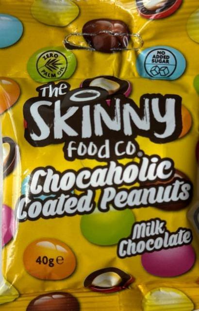 Fotografie - Chocaholic coated peanuts milk chocolate The Skinny Food Co