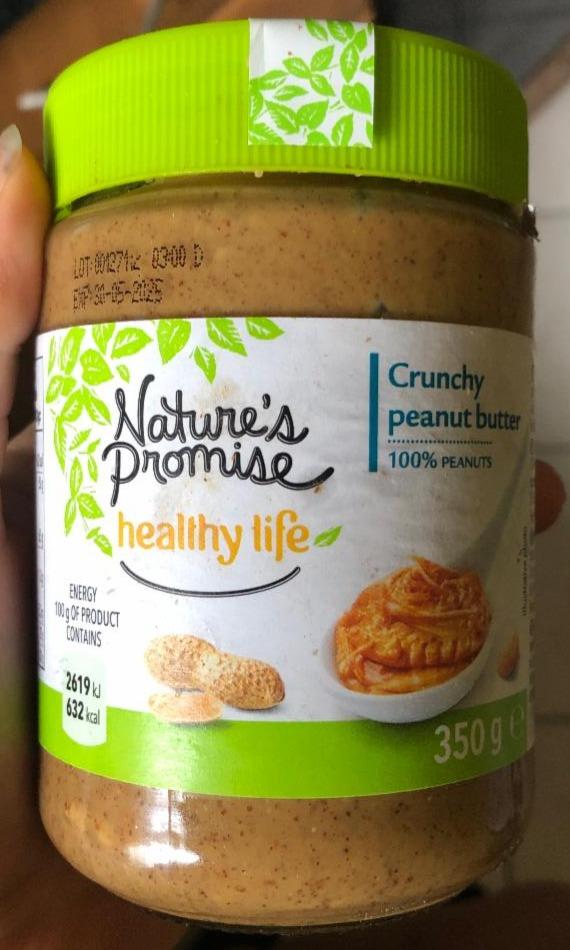 Fotografie - Healthy life crunchy peanut butter Nature's Promise