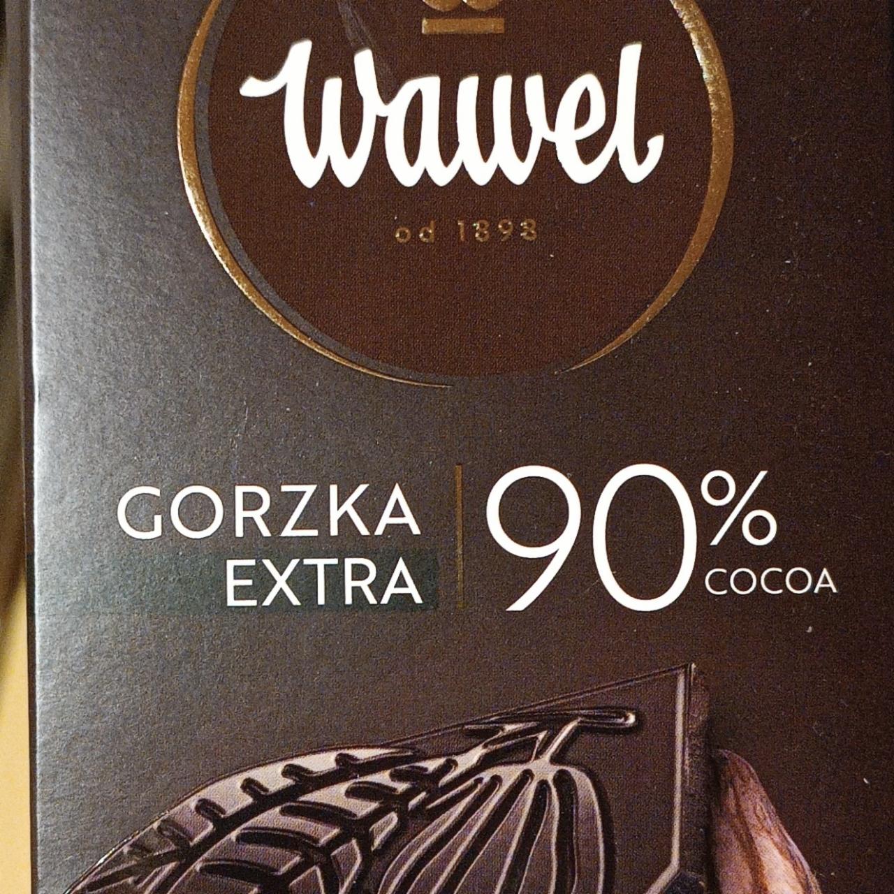 Fotografie - Gorzka extra 90% cocoa Wawel