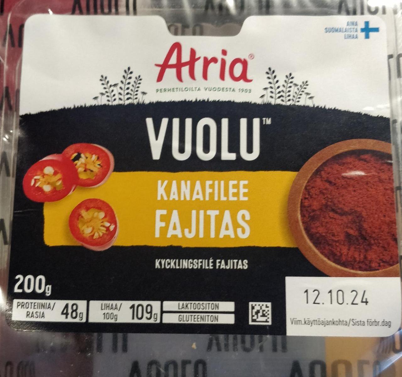 Fotografie - Vuolu kanafilee fajitas Atria