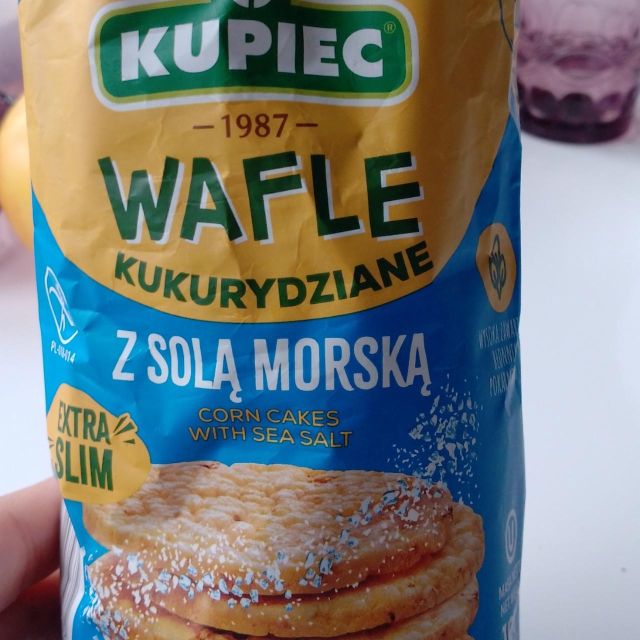 Fotografie - Wafle kukurydziane z solą morską Kupiec