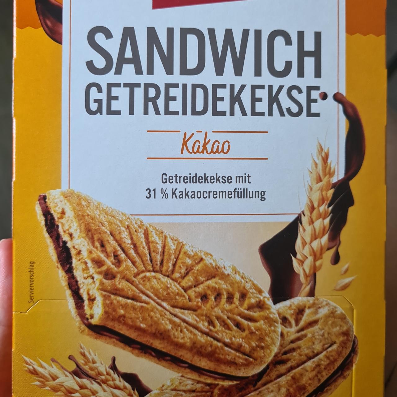 Fotografie - Sandwich getreidekekse kakao Biscotto