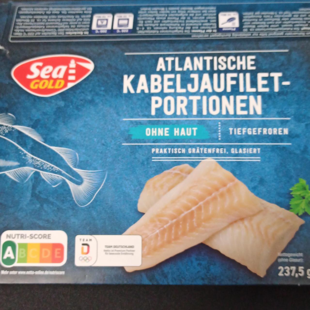 Fotografie - Atlantische kabeljaufilet - portionen Sea Gold