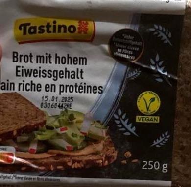 Fotografie - Brot mit hohem eiweissgehalt Tastino