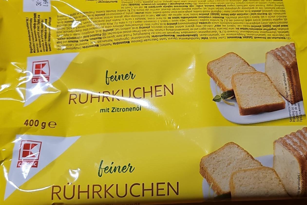 Fotografie - Feiner rührkuchen mit zitronenöl K-Classic