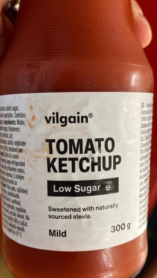 Fotografie - Tomato ketchup low sugar mild Vilgain