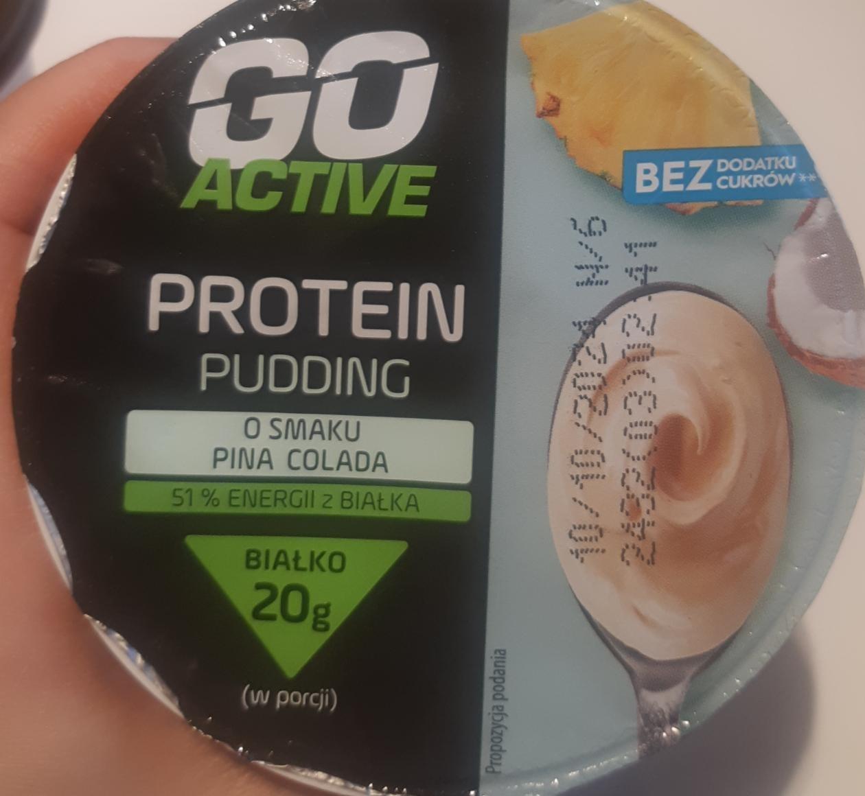 Fotografie - Protein pudding o smaku pina colada Go Active