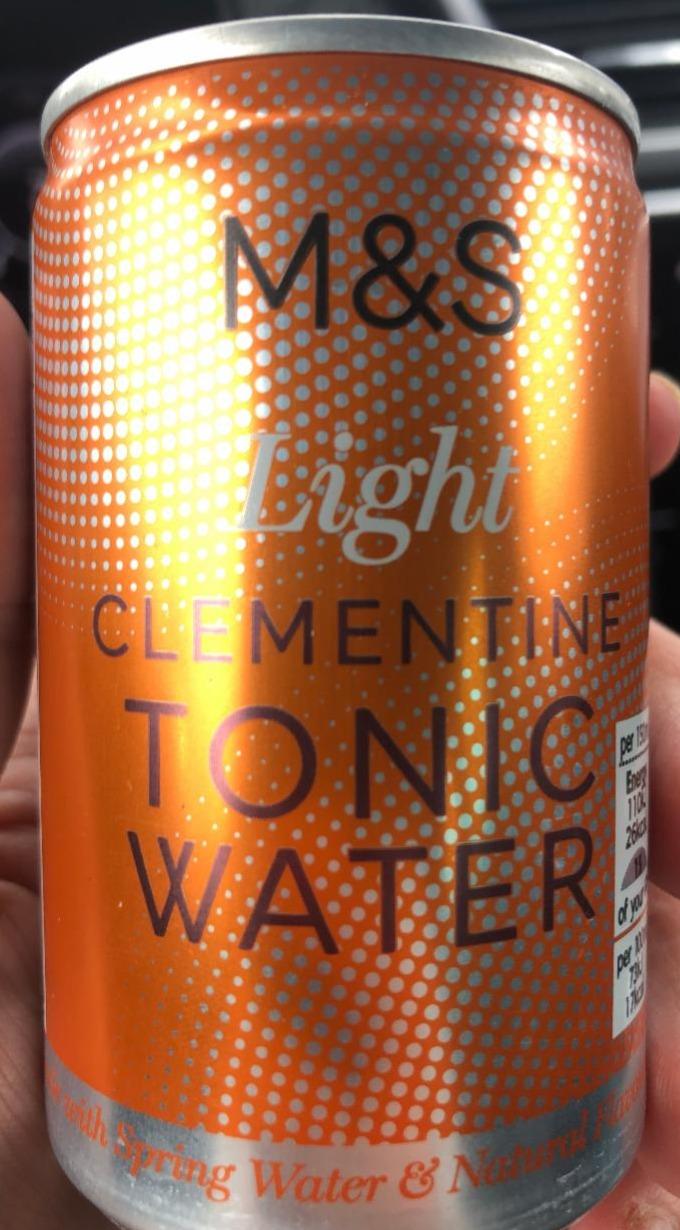 Fotografie - Light clementine tonic water M&S