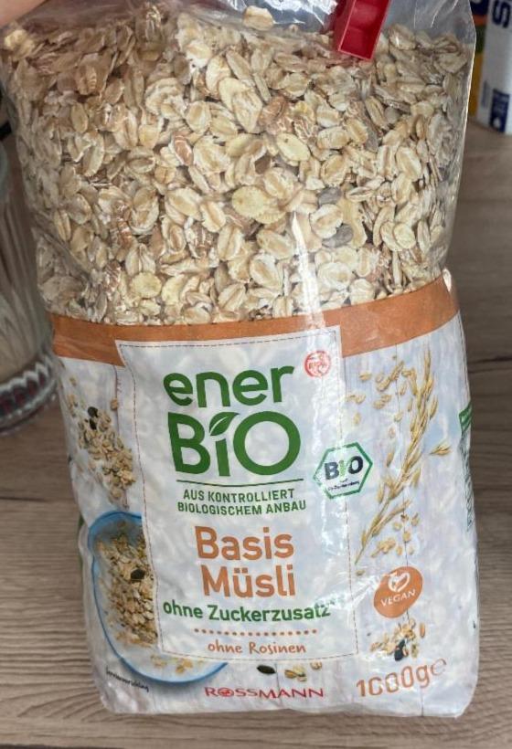 Fotografie - Basis müsli ohne zuckerzusatz ohne rosinen EnerBio