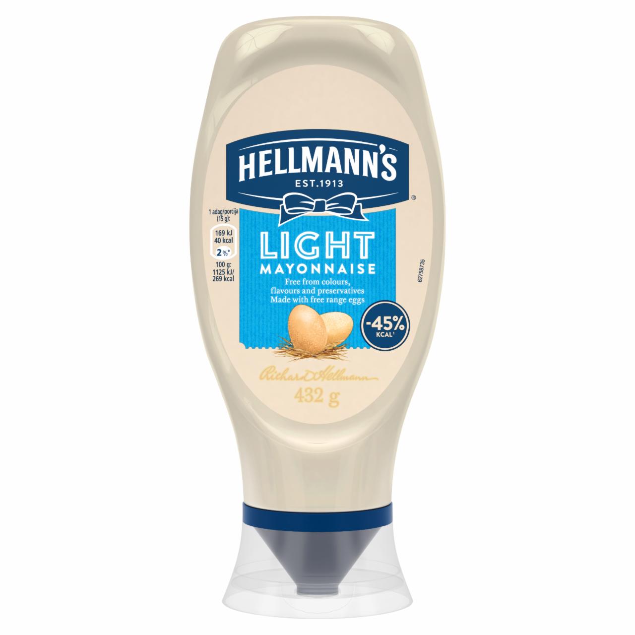 Fotografie - Light mayonnaise Hellmann's 430ml