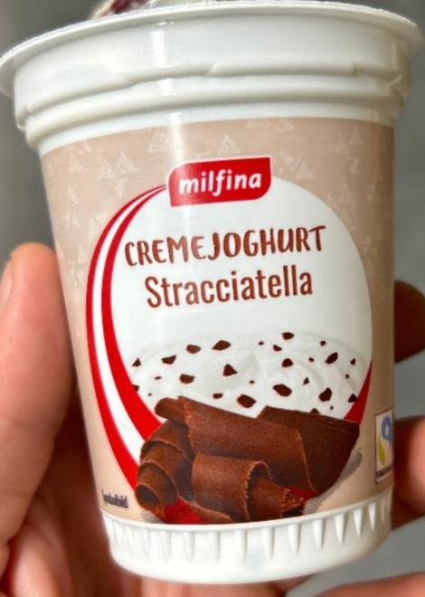 Fotografie - Cremejoghurt stracciatella Milfina