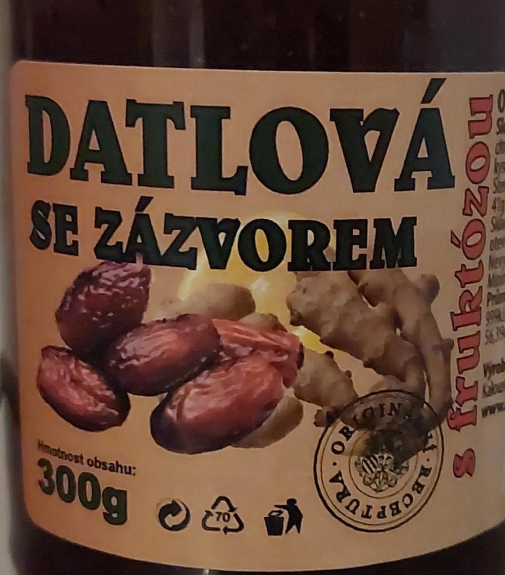 Fotografie - Datlová se zázvorem s fruktózou Klášterní officína