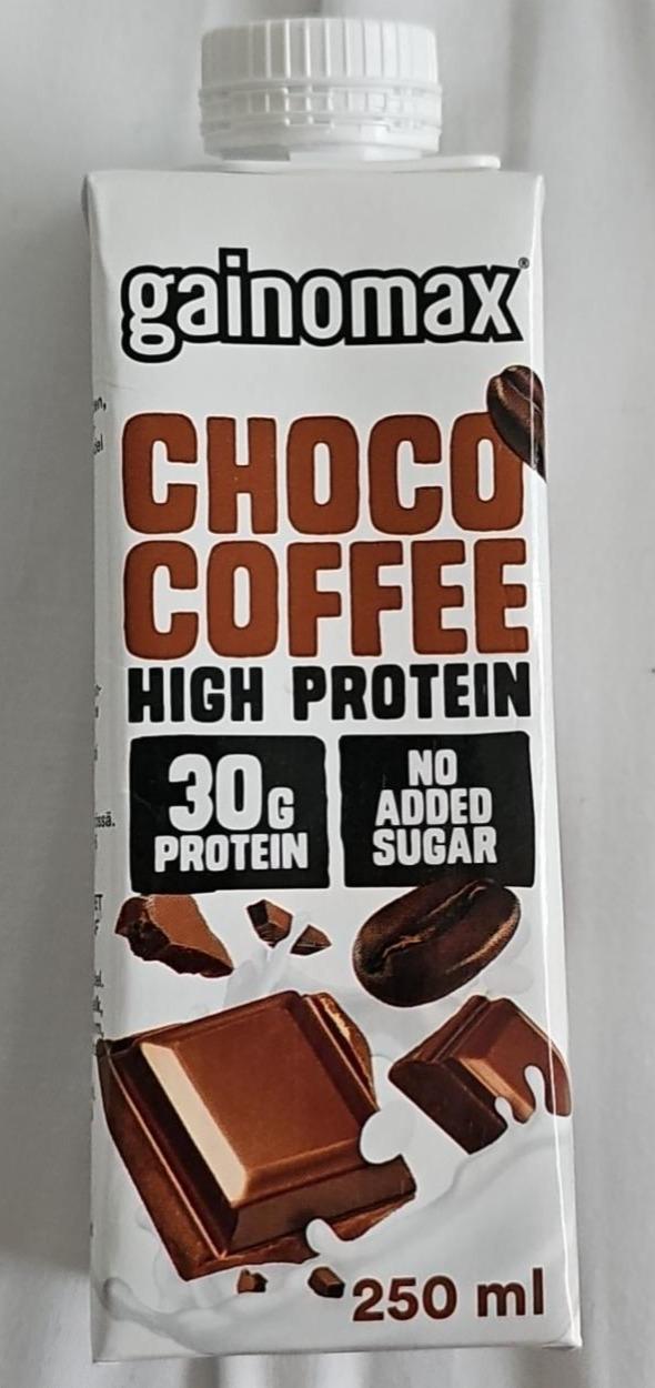 Fotografie - High protein choco coffee Gainomax