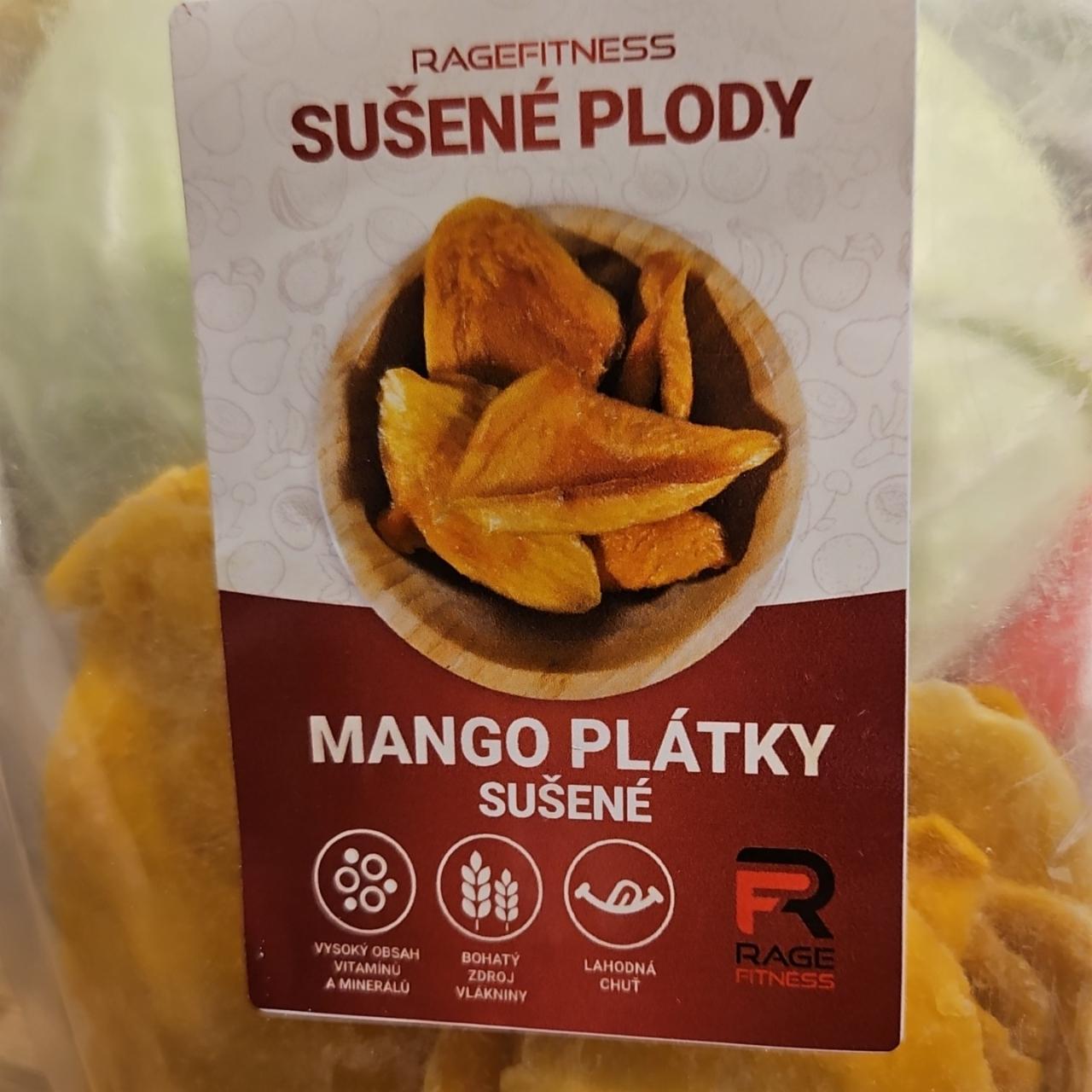 Fotografie - Sušené plody mango plátky RageFitness