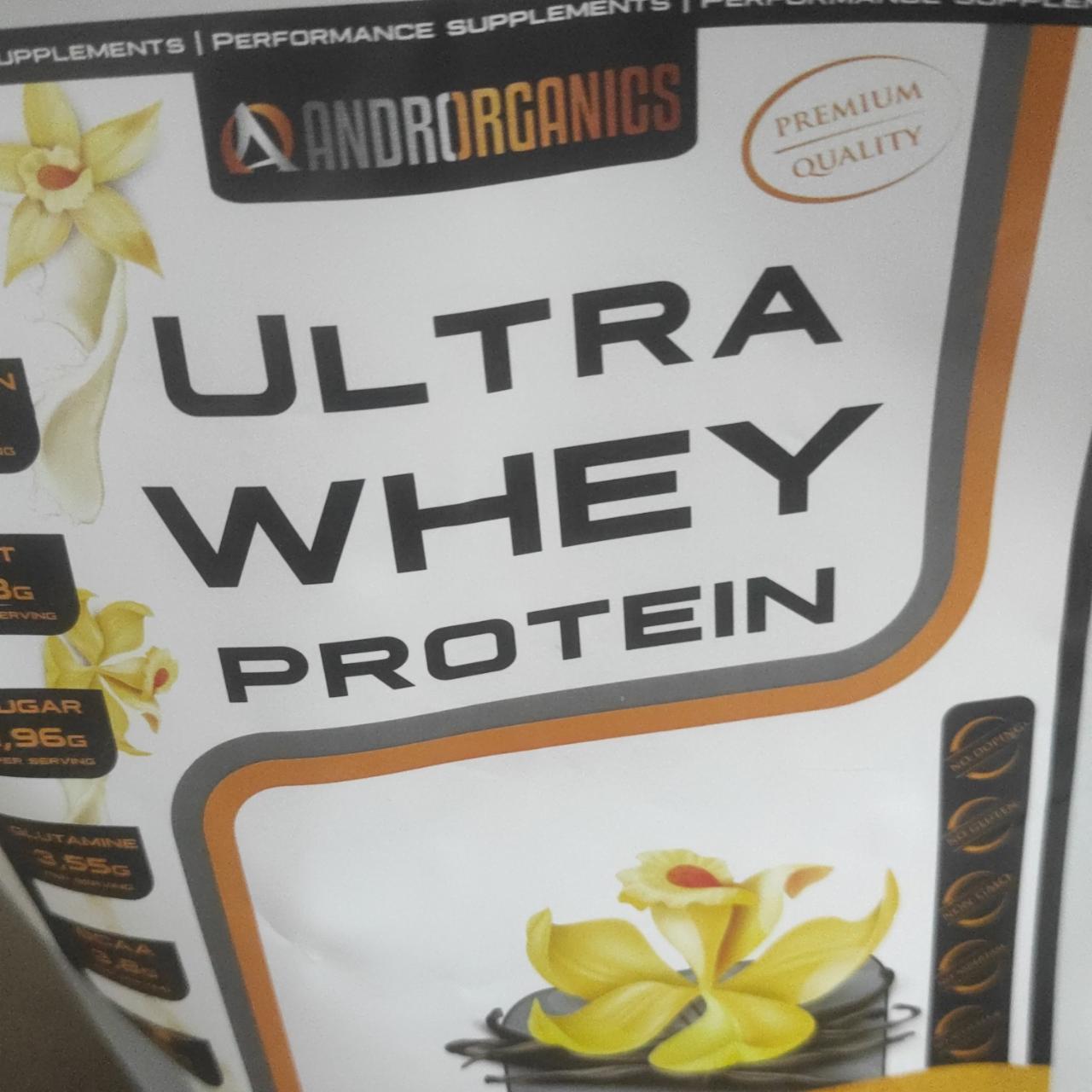 Fotografie - Ultra whey protein vanilla Androrganics