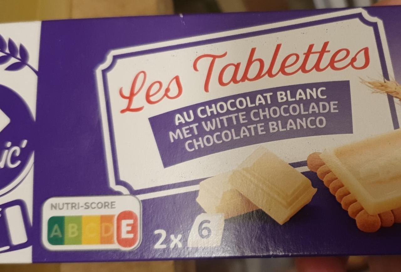 Fotografie - Les tablettes au chocolate blanc Carrefour Classic