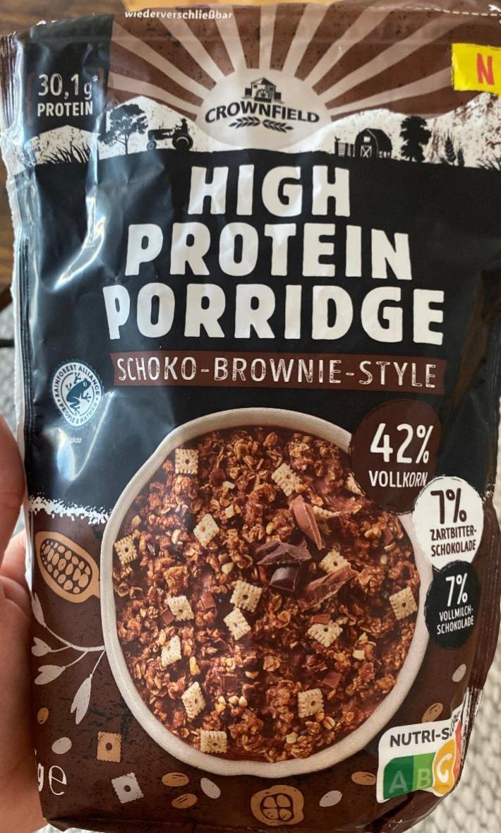 Fotografie - High protein porridge schoko-brownie style Crownfield