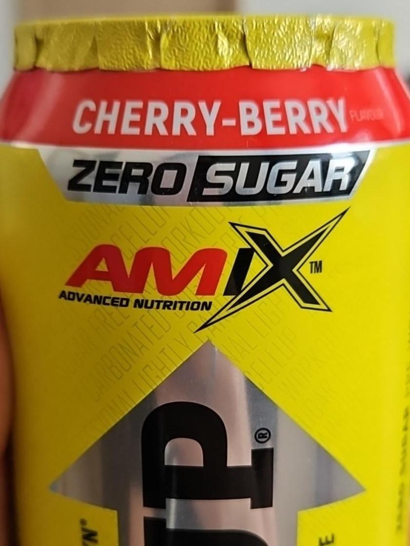 Fotografie - Cellup energy drink cherry berry zero sugar Amix Nutrition