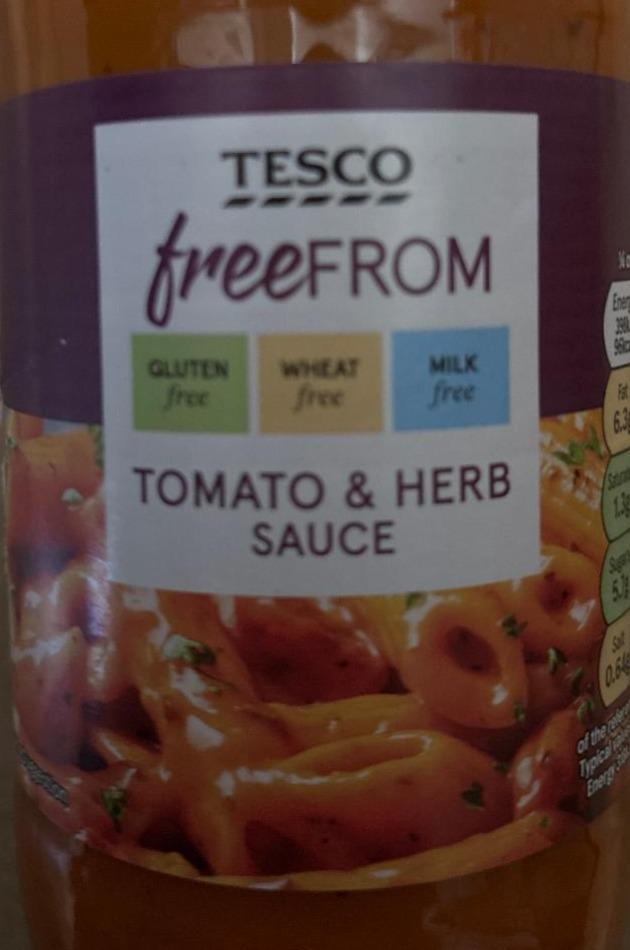 Fotografie - Freefrom tomato & herb sauce Tesco