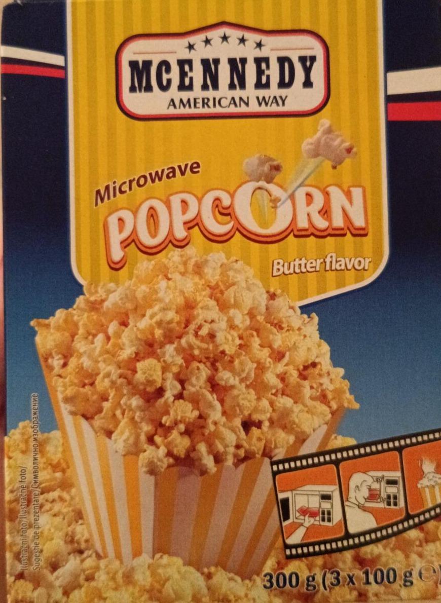 Fotografie - Microwave popcorn butter flavor McEnnedy American Way