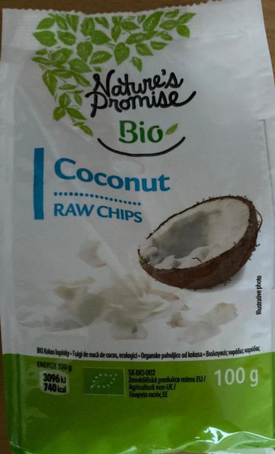 Fotografie - Coconut raw chips bio Nature's Promise