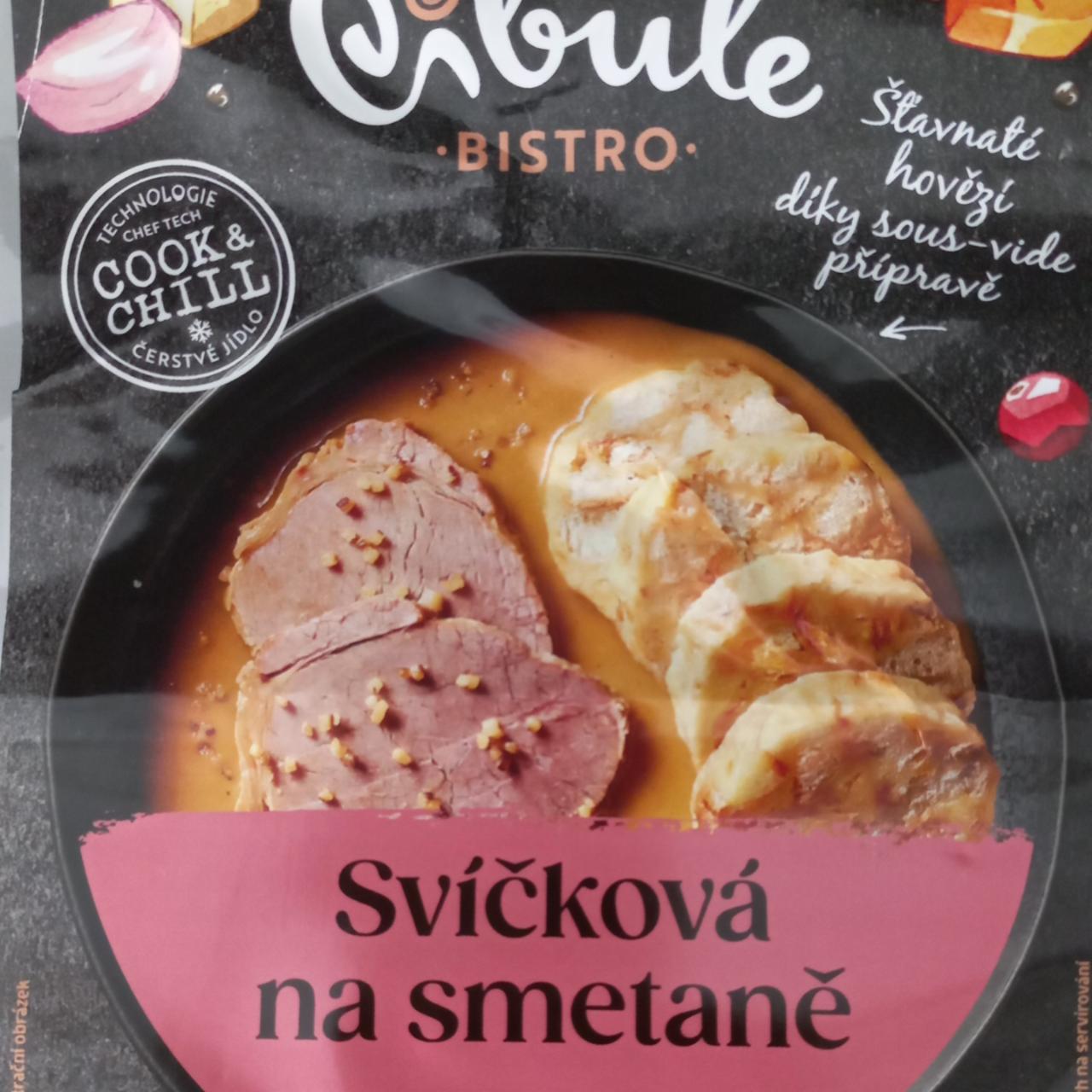 Fotografie - Svíčková na smetaně karlovarské knedlíky Cibule Bistro