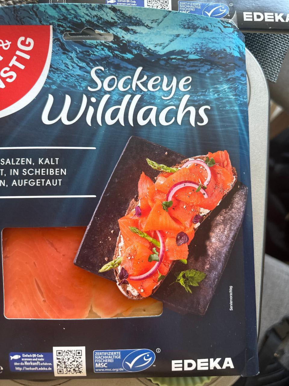 Fotografie - Sockeye wildlachs Gut&Günstig