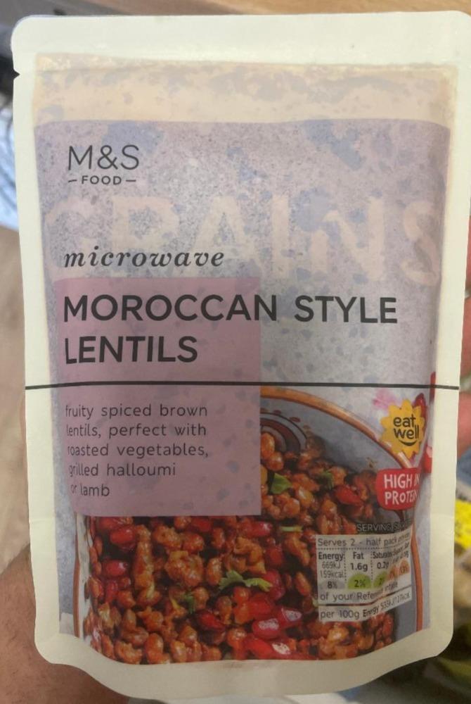 Fotografie - Microwave moroccan style lentils M&S Food