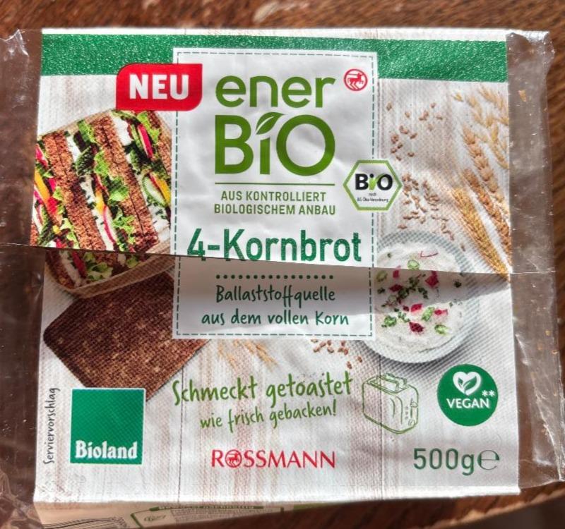 4-kornbrot EnerBio - kalorie, kJ a nutriční hodnoty | KalorickéTabulky.cz