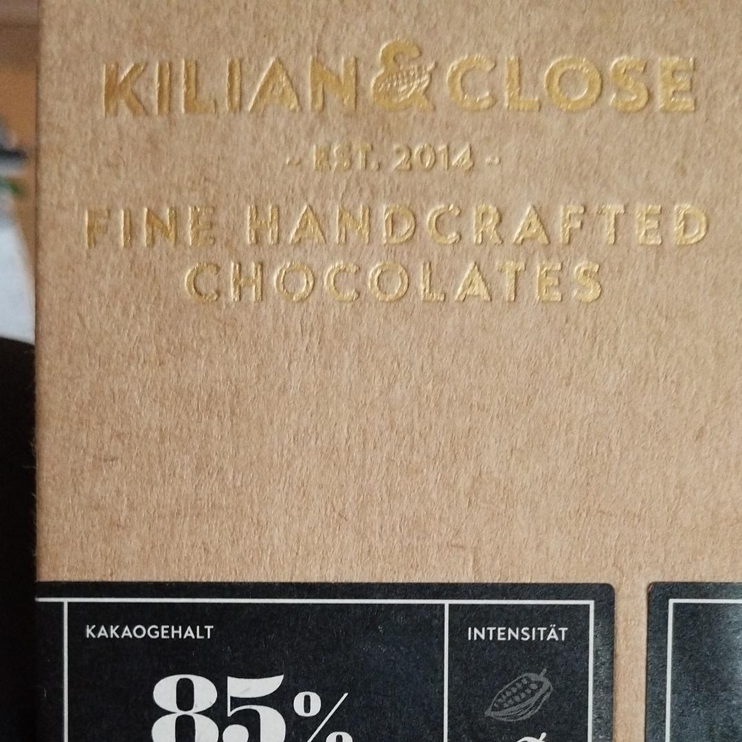 Fotografie - Fine handcrafted chocolates 85% Kilian&Closer